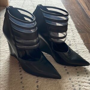 Derek Lam Black Wedge Heels